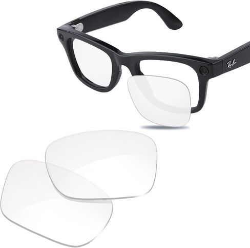 عدسات مكبرة بديلة بدقة 100% لـ Ray-Ban Meta RW4012 Wayfarer(Gen 2) 50 مم in Kuwait