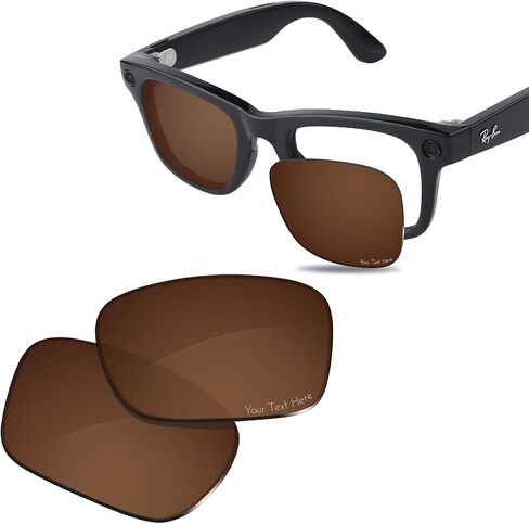 عدسات مكبرة بديلة بدقة 100% لـ Ray-Ban Meta RW4012 Wayfarer(Gen 2) 50 مم in Kuwait