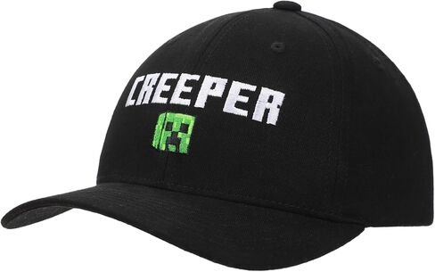 Minecraft Creeper Adult Black Traditional Adjustable Hat in Saudi Arabia