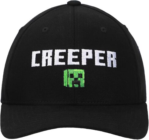 Minecraft Creeper Adult Black Traditional Adjustable Hat in Saudi Arabia