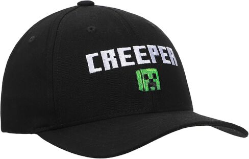 Minecraft Creeper Adult Black Traditional Adjustable Hat in Saudi Arabia
