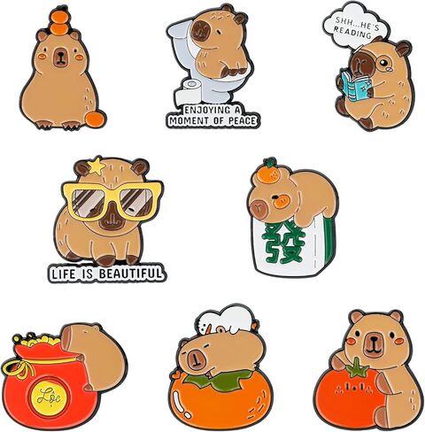 Cute Enamel Pins, Funny Backpack Pins for Jacket Coat Hat Bags Accessories, Unique Novelty Pins for Women Men Gift in Saudi Arabia