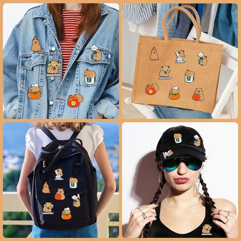 Cute Enamel Pins, Funny Backpack Pins for Jacket Coat Hat Bags Accessories, Unique Novelty Pins for Women Men Gift in Saudi Arabia