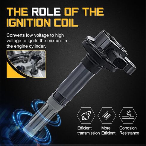 UF622 Ignition Coil Packs For 2011-2016 Ford F150,2011-2020 Ford Lobo,2011-2015 Ford Mustang 5.0L V8 Replaces# BR3Z-12029-A, DG542, C1802, GN10420, 52-2197 8PCS in Saudi Arabia