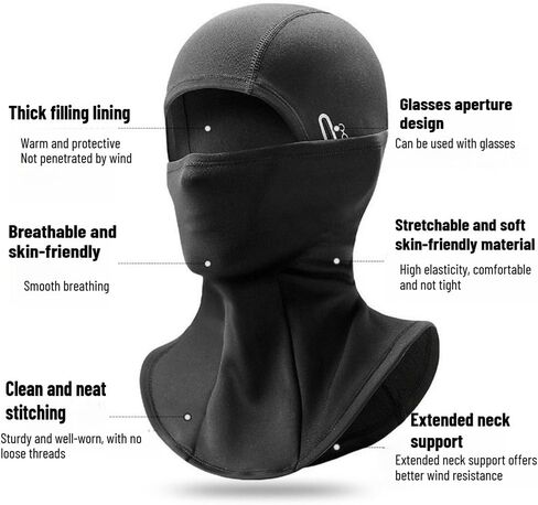 Balaclava Ski Mask - Winter Face Mask for Men & Women - Cold Weather Gear for Skiing, Snowboarding & Motorcycle Riding in Saudi Arabia