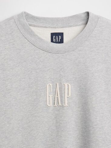 GAP Men's Logo Crewneck Fleece Sweatshirt in Kuwait