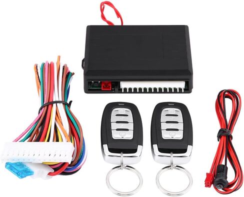 Keyless Entry Car Kit Car Keyless Entry System Vehicle Security Door Lock Central Locking Remote Control Kit for Universal Vehicle Car Door Lock Vehicle Keyless Entry System with Control Box in Saudi Arabia