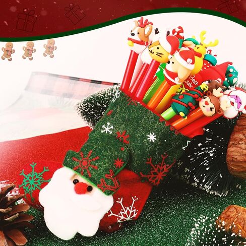 25 قلمًا من أقلام عيد الميلاد من Mluchee، حبر جل كبير للشتاء، أقلام كرتونية لطيفة للحفلات، شجرة عيد الميلاد، سانتا كلوز، رجل الرنة، قلم الرنة لقضاء العطلات، هدايا الحفلات، مكتب المدرسة، 25 نمطًا in Kuwait