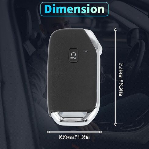 X AUTOHAUX NYOSYEK4TX1907 433MHz استبدال دخول بدون مفتاح مفتاح ذكي عن بعد فوب لكيا Seltos 2021 رقم، 95440-Q5400 4 أزرار in Saudi Arabia