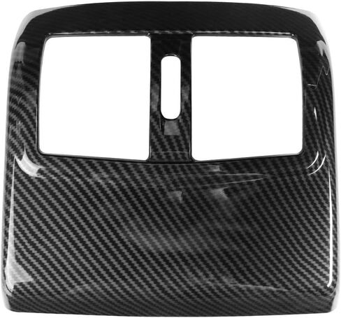 Acouto for w212, for w212 Carbon Fiber- Interior Decoration A/C Vent Frame,Rear Air Outlet Frame Cover Carbon Fiber Vent Trim Fits for E Class W212 2012-2015 in Saudi Arabia