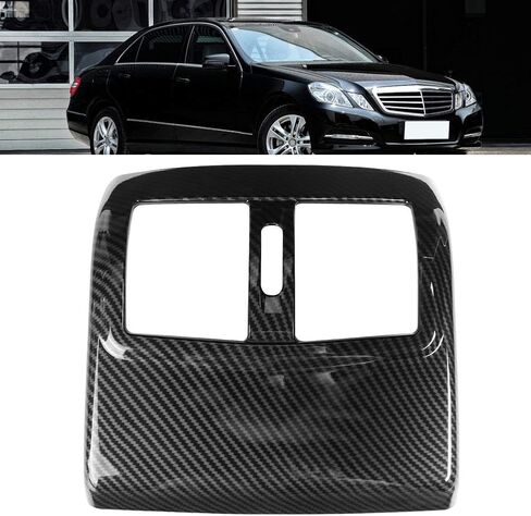 Acouto for w212, for w212 Carbon Fiber- Interior Decoration A/C Vent Frame,Rear Air Outlet Frame Cover Carbon Fiber Vent Trim Fits for E Class W212 2012-2015 in Saudi Arabia