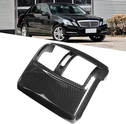 Acouto for w212, for w212 Carbon Fiber- Interior Decoration A/C Vent Frame,Rear Air Outlet Frame Cover Carbon Fiber Vent Trim Fits for E Class W212 2012-2015 in Saudi Arabia