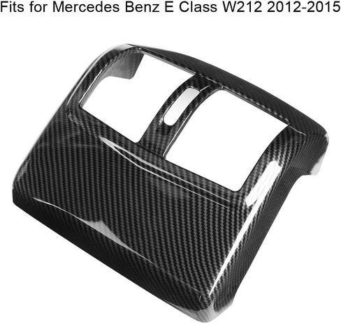 Acouto for w212, for w212 Carbon Fiber- Interior Decoration A/C Vent Frame,Rear Air Outlet Frame Cover Carbon Fiber Vent Trim Fits for E Class W212 2012-2015 in Saudi Arabia