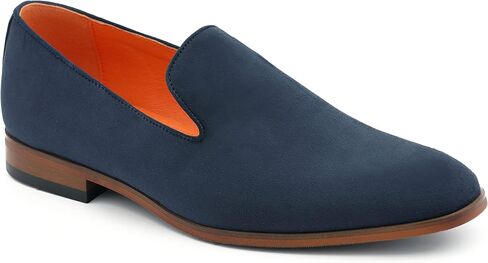 Amali Hauser2 - Men's Slippers - Mens Loafers - Designer Shoes for Men - Crushed Velvet, Luxurious, Mens Casual Shoes - Mens Slip On Shoes- Tuxedo Shoes in Kuwait