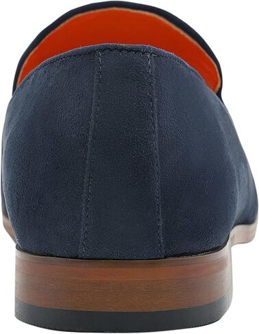 Amali Hauser2 - Men's Slippers - Mens Loafers - Designer Shoes for Men - Crushed Velvet, Luxurious, Mens Casual Shoes - Mens Slip On Shoes- Tuxedo Shoes in Kuwait