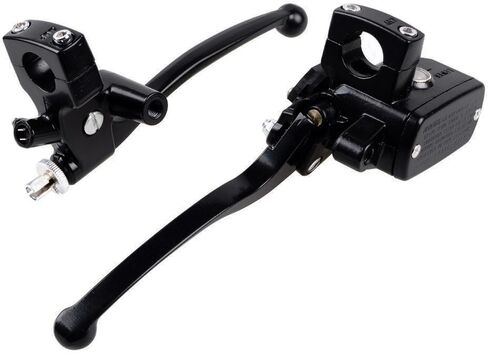 Astra Depot Motorcycle Left Clutch Lever + Right Hydraulic Brake Master Cylinder for Harley 1" (25mm) Handlebar in Saudi Arabia