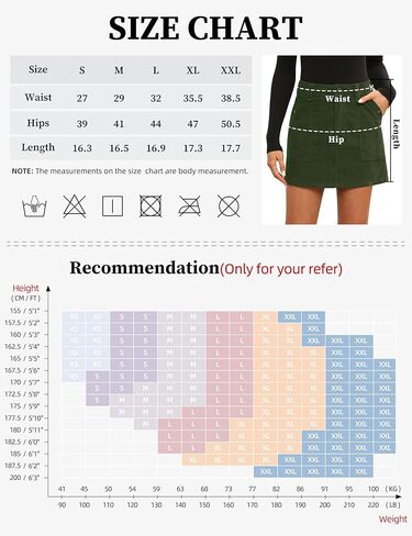 Fengbay Corduroy Skirt Women Casual High Waist Fall Winter A Line Mini Skirts for Women with Pocket in Kuwait