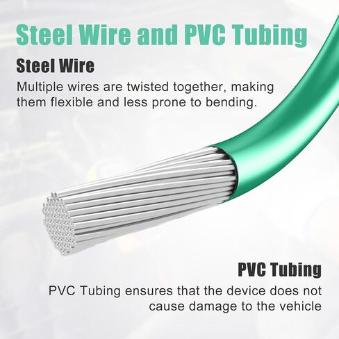 أداة تنظيف فتحة السقف، منظفات أنبوبية طويلة 118 بوصة مع فرشاة تنظيف الأنابيب، والقفازات، والمحقنة، وخرطوم الحقنة، لممسحة السيارة وفتحة تصريف صندوق السيارة in Kuwait
