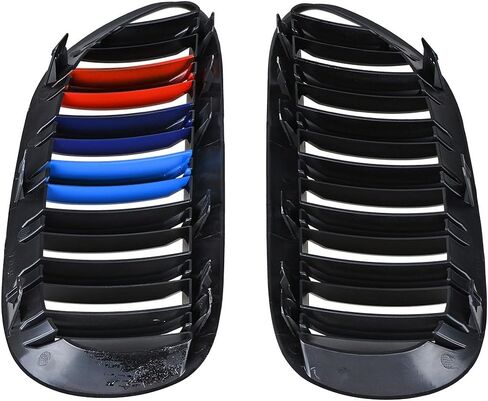 3-Color Gloss Black Front Kidney Grill Grille Compatible with BMW E63 M6 645Ci 650i E64 2DR 2004 2005 2006 2007 2008 2009 2010 in Saudi Arabia