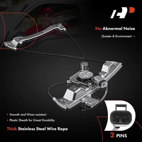 A-Premium Power Electric Window Regulator with Motor Compatible with Chevrolet Cobalt 2005-2010 & Pontiac G5 2007-2010, Coupe 2 Door Only, Front Left Driver Side in Saudi Arabia