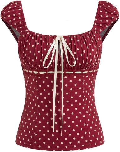 Alyweatry Women Y2k Coquette Shirt Cute Short Sleeve Vintage Fairy Grunge Aesthetic Ruffle Crop Top 90s Preppy Clothes in Saudi Arabia