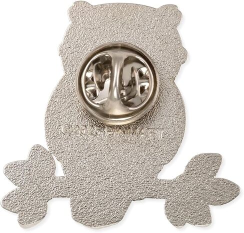 PinMart's Smart Owl Enamel Pin - Cute Backpack Decorations, Lapel & Hat Pins, Perfect for Bags, Jackets, Backpacks, or Everyday Wear - Stylish Accessories for Clothes and Gear in Saudi Arabia