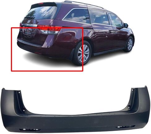 FitParts متوافق مع غطاء المصد الخلفي 2011 2012 2013 2014 2015 2016 2017 Honda Odyssey Van 11 12 13 14 15 16 17. جديد، مُجهز وجاهز للطلاء. HO1100267 04715TK8A90ZZ in Saudi Arabia