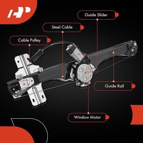 A-Premium Power Window Regulator with Motor Compatible with Buick Enclave 2013-2017 Chevrolet Traverse GMC Acadia Acadia Limited Rear Driver Side in Saudi Arabia
