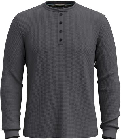 Smartwool Mens Waffle Long Sleeve Henley in Saudi Arabia