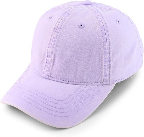 Trendy Apparel Shop Women's Pigment Dyed Baseball Cap with Patterned Undervisor in Saudi Arabia