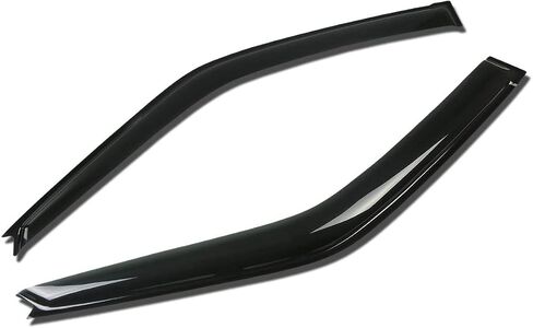 حاجب النافذة الخارجي المثبت بشريط متوافق مع 1988-1991 Honda Civic 3DR Hatchback Window Deflectors Rain Guards Vent عاكس الدخان الداكن، قطعتان in Saudi Arabia