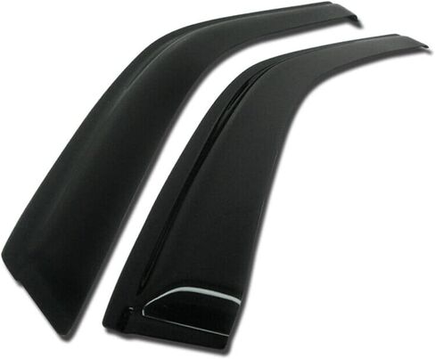 حاجب النافذة الخارجي المثبت بشريط متوافق مع 1988-1991 Honda Civic 3DR Hatchback Window Deflectors Rain Guards Vent عاكس الدخان الداكن، قطعتان in Saudi Arabia