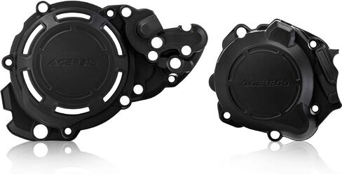 Acerbis X-Power Engine Cover Kit (BLACK) For 18-23 BETA 250RR2STROKE in Saudi Arabia