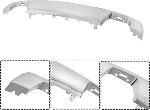 المصد الأمامي لوحة التزلج السفلى الستارة صب الكروم لاستبدال F150 2021-2023 ML34-17F771-ACW in Saudi Arabia