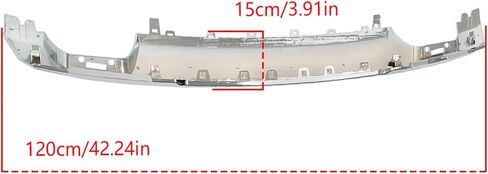 المصد الأمامي لوحة التزلج السفلى الستارة صب الكروم لاستبدال F150 2021-2023 ML34-17F771-ACW in Saudi Arabia