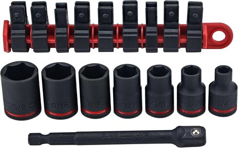 Wiha 72093 8 Piece 3/8" Drive SAE Impact Socket Set in Saudi Arabia