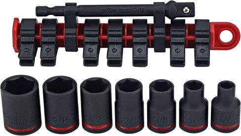 Wiha 72093 8 Piece 3/8" Drive SAE Impact Socket Set in Saudi Arabia