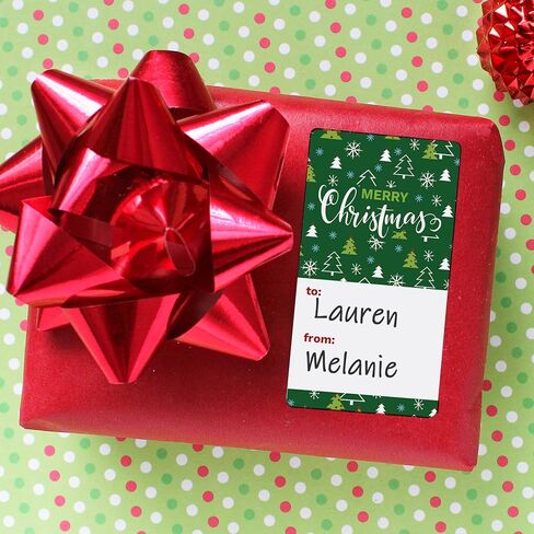 Reindeer Christmas Gift Tags for Kids, Peel and Stick Christmas Gift Tags, Silver Gift Tags for Kids - 75 Count in Saudi Arabia
