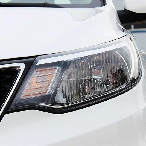 Front Headlight Cover Transparent Lamp Shade Headlamp Lamp Shell Replace Original Lampshade Compatible For Kia K2 2014 2015(A Pair) in Saudi Arabia