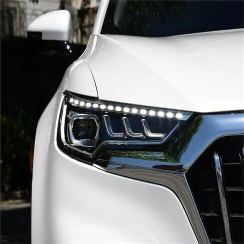 متوافق مع Hong Qi HS5 2019 2020 2021 2022 غطاء المصباح الأمامي الشفاف للمصابيح الأمامية غطاء المصباح استبدال زجاج عاكس الضوء الأصلي (الجانب الأيسر) in Saudi Arabia