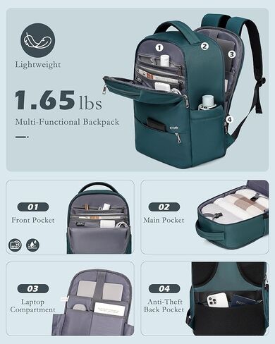 COOLIFE Expandable Suitcase PC ABS TSA Luggage 3 Piece Set Lock Spinner Carry on (Teal blue) in Kuwait