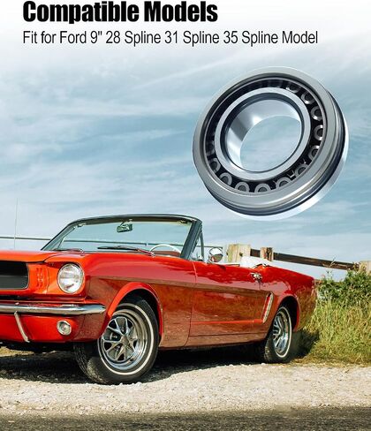 محامل العجلات متوافقة مع طراز Ford 9" 28 Spline 31 Spline 35 Spline استبدال U399A U365L K518783 K523967 ID 1.562" x OD 3.150" in Saudi Arabia