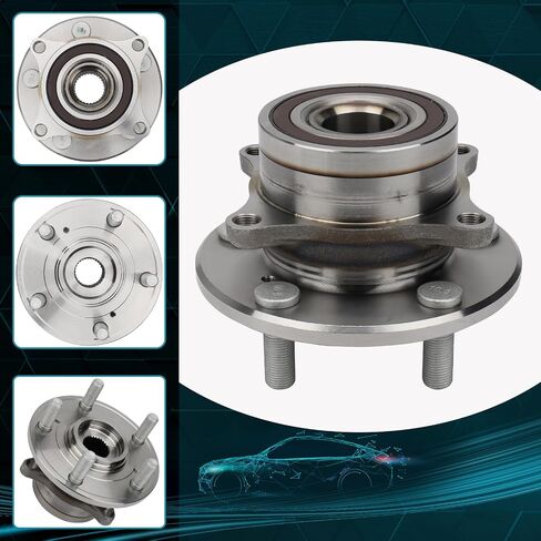 IRONTEK 513267 Front Wheel Hub and Bearing Assembly Compatible for Acura 2007-2013 MDX/ 2010-2013 ZDX, for Honda 2009-2015 Pilot; 5 Lugs W/ABS 1 PCS in Saudi Arabia