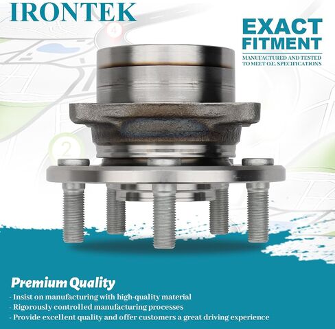 IRONTEK 513267 Front Wheel Hub and Bearing Assembly Compatible for Acura 2007-2013 MDX/ 2010-2013 ZDX, for Honda 2009-2015 Pilot; 5 Lugs W/ABS 1 PCS in Saudi Arabia