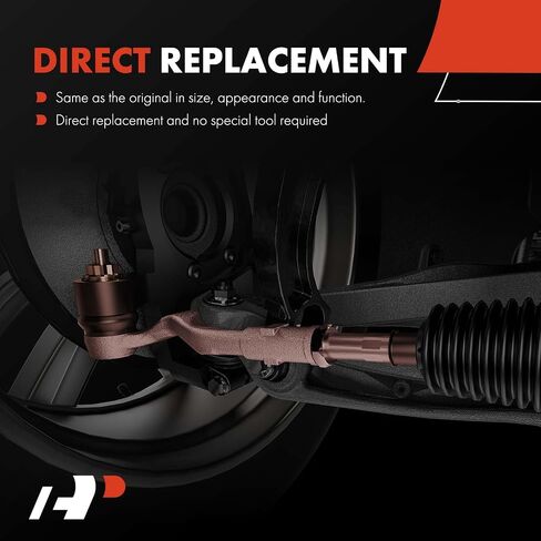 A-Premium 2 x Front Outer Tie Rod Ends, Compatible with Honda Accord Crosstour 2010-2011, Crosstour 2012-2015 in Saudi Arabia