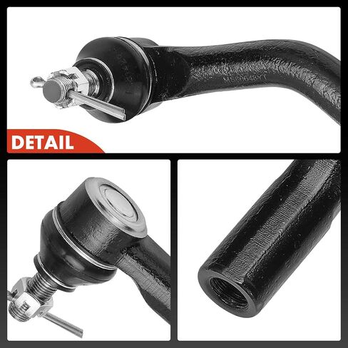A-Premium 2 x Front Outer Tie Rod Ends, Compatible with Honda Accord Crosstour 2010-2011, Crosstour 2012-2015 in Saudi Arabia