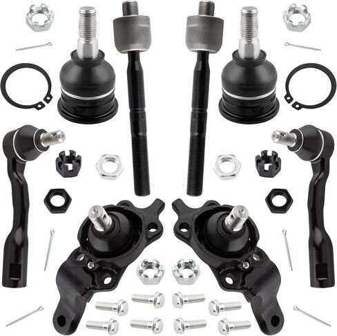 8PCS Suspension Kit Front Lower Upper Ball Joints Outer & Inner Tie Rod Ends For Toyota Sequoia 2005 2006 2007 For Toyota Tundra 2004-2006 Parts ES80382 ES80381 EV800444 K80521 K80522 K90255 in Saudi Arabia