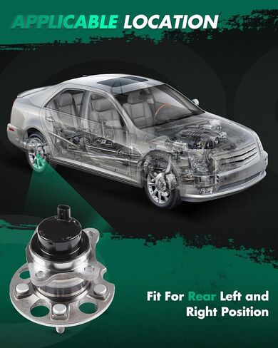 مجموعة محور العجلة تحمل SCITOO ومجموعة محور العجلة تناسب 2004-2006 لكزس RX330 محمل المحور الخلفي الأيسر مع 512282 5 العروات FWD ث/ABS in Saudi Arabia