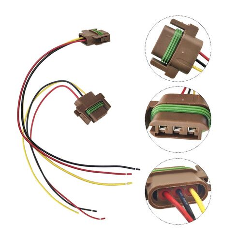 55077120AB Turn Signal Connector Compatible with Dodge Ram 2500 2003-2009, Pigtail Plug Wiring Harness Replace 5303228 55077120AC, Pack of 2 in Kuwait