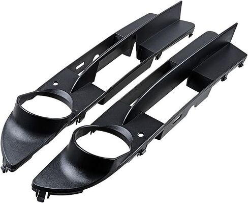 Astra Depot Left Right Front Lower Bumper Fog Light Grille Cover Compatible for 2004-2007 BMW E60 E61 525i 530i 545i 550i 525xi 530xi BM1038109 BM1039109 in Saudi Arabia